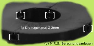 Detailansicht integrierte Drainagekanaele Detailansicht integrierte Drainagekanaele