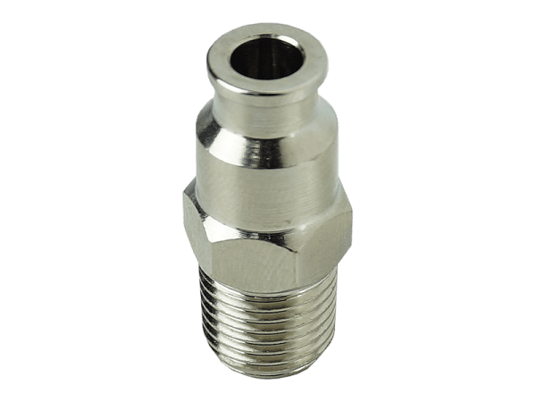 Einschraubverbinder Hochdruck gerade 1/4 Zoll NPT - 1/4 Zoll Schlauch
