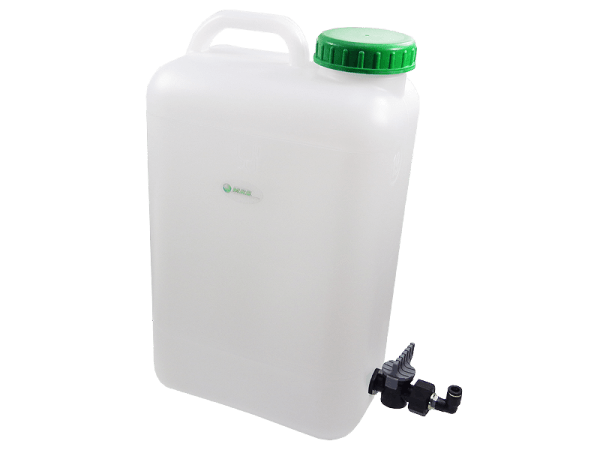 Wassertank - Weithals 20 Liter mit Absperrhahn und Filtersystem