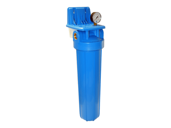 Filtergehäuse 20 Zoll XL - 1 Zoll Anschlussgewinde inkl. Manometer