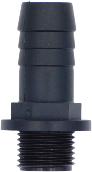 Einschraub - Schlauchtülle mit Konterscheibe 1/2 Zoll - 20 mm