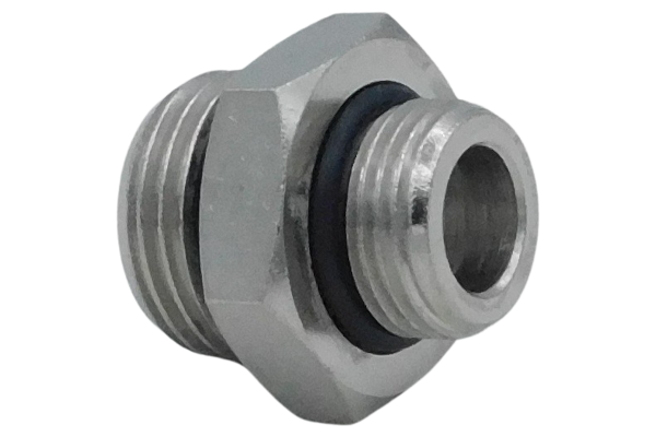 Doppelnippel 1/2 Zoll reduziert 3/8 Zoll Außengewinde 20 bar