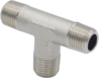 T - Stück mit Außengewinde Messing vernickelt 20 bar T - Stück mit Außengewinde Messing vernickelt 20 bar