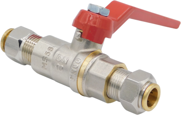 Kugelhahn 80 bar mit Hochdruck-Steckanschluss