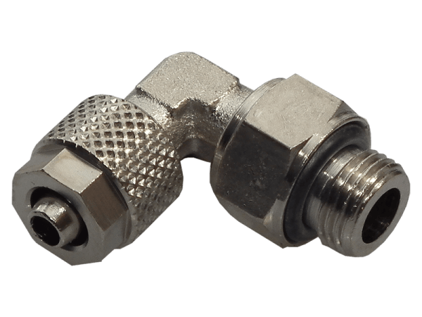 L - Einschraubverschraubung mit Überwurfmutter 1/4 Zoll - 8/6 mm