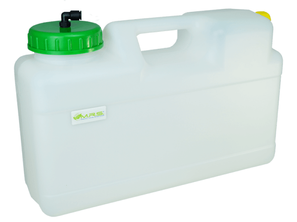 Wassertank 12 Liter Raumspartank mit Auslaufstutzen