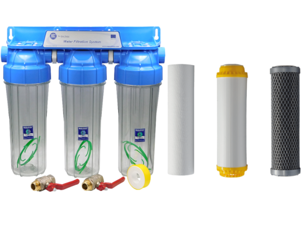 Wasserfilteranlage CB3 - 3 fach Filter zur Wasseraufbereitung