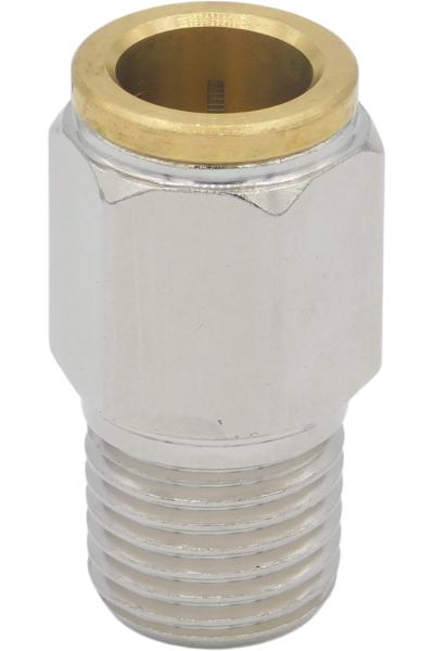 Einschraubverbinder Hochdruck gerade 1/4 Zoll NPT - 1/4 oder 3/8 Zoll Schlauch