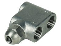 Bypass- Überströmventil Edelstahl Öffnungsdruck regelbar Bypass- Überströmventil Edelstahl Öffnungsdruck regelbar