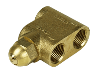 Bypass - Überströmventil Messing Öffnungsdruck regelbar Bypass - Überströmventil Messing Öffnungsdruck regelbar