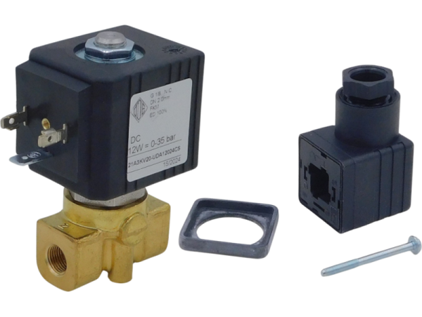 magnetventil 35bar N.C. G1/8 24V DC