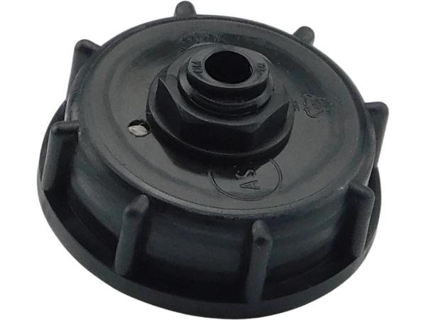 Wassertank-Deckel schwarz mit Schlauchanschluss