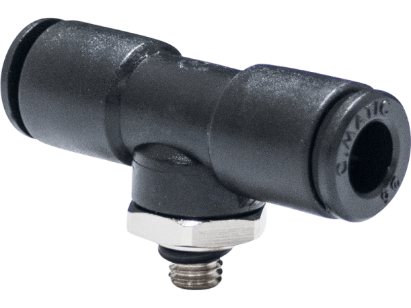 T-Einschraubverschraubung M5 mit Steckverbinder - 6mm