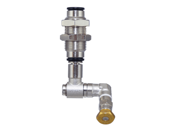 M.R.S. Micro-Nebeldüse schwenkbar mit Schottverbinder 6 mm