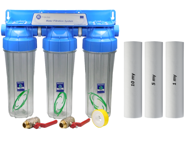 Wasserfilteranlage MC3 - 3 fach Wasserfilter