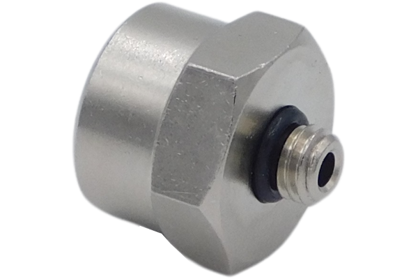 Reduziernippel M5 AG zu 1/8 Zoll IG 20 bar