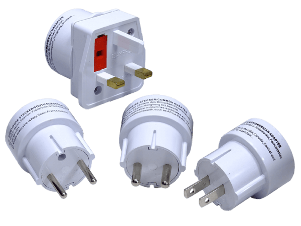 Reiseadapter Stecker Set - 4 teilig